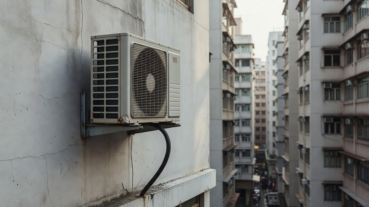 冷氣:窗口機/分體;室外機與滴水 · 圖2