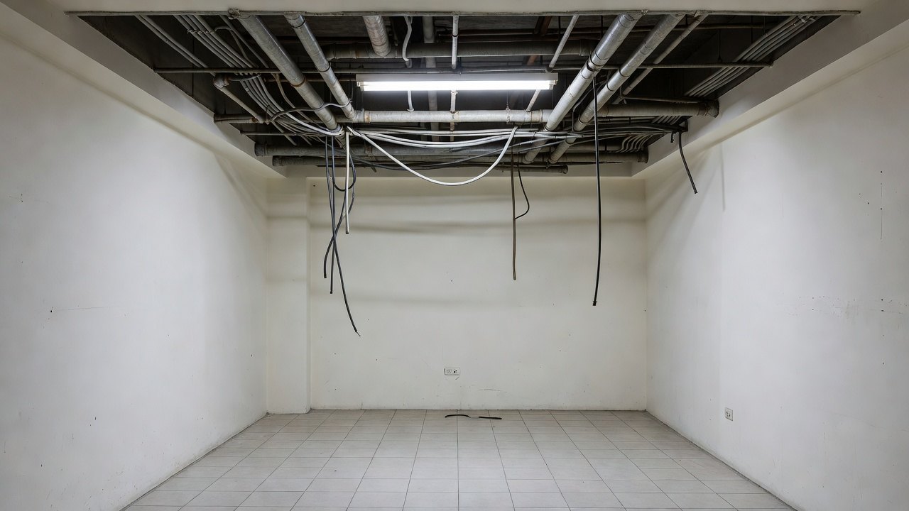 弱電井;天花淨高被喉食掉 · 圖1