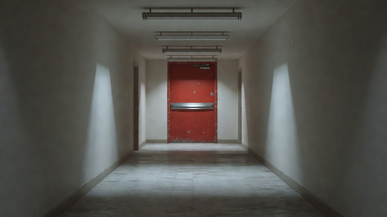 走火後門是鎖點:通道不能塞。